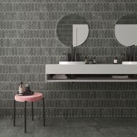 Керамогранит DNA Tiles Stone Dust M Nero арт-135316 — фото 15, Керамогранит