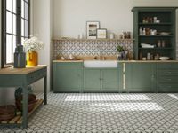 Керамогранит Cersanit Stream Лепестки белый арт-C-SM4A055D — фото 8, Керамогранит