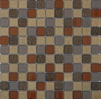 Мозаика Orro Mosaic Cristal Серо Коричневая арт-Chocolate — фото 1, Мозаика