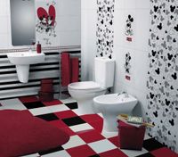 Настенная плитка Azteca Disney R3060 Disney Hands Friends Red арт-0R07 — фото 4, Настенная плитка