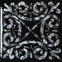 Вставка Роскошная Мозаика Напольные вставки Классик Платина арт-ВБ 13 — фото 1, Вставка