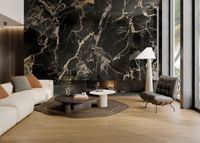 Керамогранит Ava (La Fabbrica) Black Gold Lap Ret арт-276002 — фото 1, Керамогранит