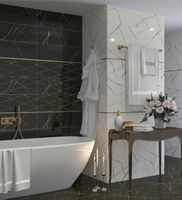 Товар: Настенная плитка Eletto Ceramica Black&Gold Struttura арт-508171101 - фото 3 Настенная плитка Eletto Ceramica Black&Gold Struttura арт-508171101 — фото 3, Настенная плитка