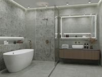 Декор Primavera Филира 1 Серый Матовая арт-TP3654H1M — фото 2, Декор