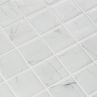 Мозаика Ezarri Safe Steps White арт-Carrara 50 — фото 1, Мозаика