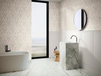 Бордюр Ape ceramica Bellagio Zocalo Bianco арт-A042004 — фото 8, Бордюр