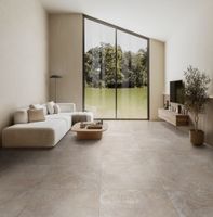 Керамогранит Marazzi Ragno Realstone Travertino Struttura 3D Canneto Vein Titanio Rett арт-RCC1 — фото 12, Керамогранит