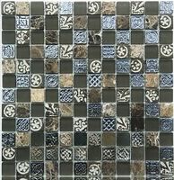 Мозаика NSmosaic Exclusive S-835 арт-S-835 стекло (23*23*8) 298*298 — фото 1, Мозаика