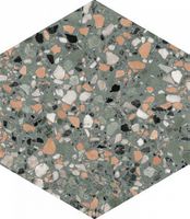 Керамогранит DNA Tiles Terrazzo Teal арт-123384 — фото 1, Керамогранит