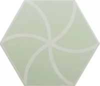 Керамогранит DNA Tiles Fancy Waves Mint арт-127013 — фото 1, Керамогранит