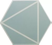 Керамогранит DNA Tiles Fancy Lines Blue арт-127016 — фото 1, Керамогранит