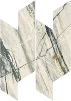 Мозаика Flaviker PI.SA Supreme Treasure Mosaic Twist Calacatta Emerald Lux арт-0008896 — фото 1, Мозаика