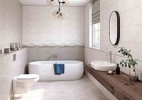 Панно Cersanit Haiku Светло-серый арт-HI2U522 — фото 3, Панно