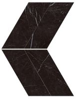 Мозаика Atlas Concorde Italy Marvel Stone Nero Marquina Chevron Lappato арт-AS1W — фото 1, Мозаика