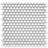 Мозаика Starmosaic Homework Penny Round White Matt арт-NK41000 — фото 1, Мозаика