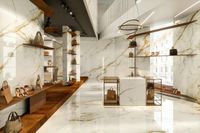 Керамогранит Atlas Concorde Italy Marvel Shine Statuario Supremo Lappato арт-A4Q2 — фото 3, Керамогранит