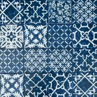 Настенная плитка Deshun Ceramics Art decor Blue арт-DF201 — фото 1, Настенная плитка