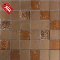 Мозаика Skalini Goldy Золотисто Коричневая арт-GLY-3B — фото 1, Мозаика