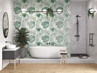 Настенная плитка Meissen (Mei) Bosco Verticale цветы серый арт-BVU093 — фото 2, Настенная плитка