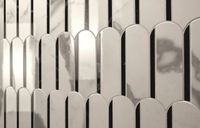 Мозаика Fap Ceramiche Roma Gold Carrara Sup. / Nero Elegante Archs арт-fQKP — фото 4, Мозаика