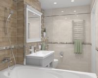 Напольная плитка Laparet Kiparis Aspen Бежевый арт-16-01-11-459 — фото 4, Напольная плитка