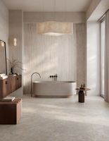 Керамогранит Marazzi Ragno Realstone Travertino Struttura 3D Canneto Vein Titanio Rett арт-RCC1 — фото 14, Керамогранит