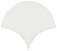 Настенная плитка Equipe Scale Fan White арт-21968 — фото 4, Настенная плитка
