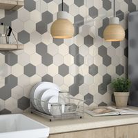 Настенная плитка Equipe Scale Hexagon Dark Grey арт-21913 — фото 2, Настенная плитка