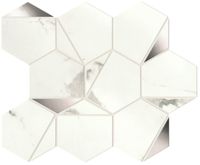 Мозаика Atlas Concorde Italy Marvel Shine Statuario Supremo Platino Hex Shiny арт-A4WV — фото 1, Мозаика