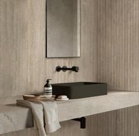 Декор Marazzi Ragno Travertino Wall Decoro Malva Touch Cross Bianco Rett арт-RCUV — фото 8, Декор