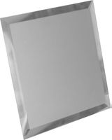 Настенная плитка ДСТ Зеркальная плитка Квадратная зеркальная серебряная арт-КЗС1-03 — фото 1, Настенная плитка