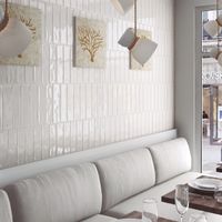 Бордюр Equipe Masia Pencil Bullnose Blanco Crackle арт-23305 — фото 12, Бордюр