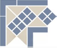 Угол TopCer Octagon Lisbon White Blue арт-V-LISBON-C1S/1C — фото 1, Угол