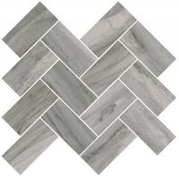 Мозаика Vitra Palissandro Шеврон Серый арт-K9456028LPR — фото 1, Мозаика