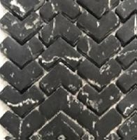 Мозаика Мозаика Herringbone Black Dark Black Nat арт-JS1041RZ-HB — фото 1, Мозаика