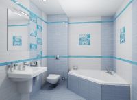 Бордюр Ceramica Classic Water Monocolor Стеклянный арт-Ral 5015 — фото 1, Бордюр