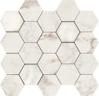 Мозаика Piemme Valentino Majestic Hexagon Imperial Pearl Lev арт-02617 — фото 2, Мозаика