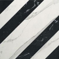 Декор Fap Ceramiche Roma Righe Statuario Grafite Matt арт-fLZJ — фото 2, Декор