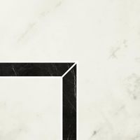 Вставка Refin Prestigio Carrara Fascia Minimal Lucido Anogolo R арт-MI08 — фото 1, Вставка