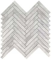 Мозаика Atlas Concorde Italy Marvel Stone Bardiglio Grey Herringbone Wall арт-9SHB — фото 3, Мозаика