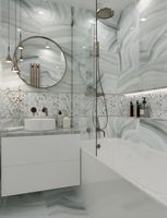 Настенная плитка Primavera Селена Серый глянец арт-TP3664HY — фото 2, Настенная плитка