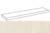 Угловая ступень Italon Room (Рум) White Левая Stone Cerato арт-620070001235 — фото 1, Ступени и клинкер