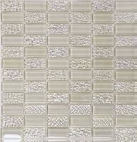 Мозаика NSmosaic Exclusive SG-8028 арт-SG-8028 стекло (23*48*8) 298*298 — фото 1, Мозаика