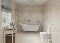 Вставка Cersanit Alicante А светло-бежевая арт-AC2L301 — фото 2, Вставка