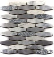 Мозаика Moreroom Stone Stamping Aluminum Mix Grey Dark арт-AG182 — фото 1, Мозаика