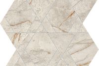 Декор Atlas Concorde Italy Marvel Diva White Everest Mosaico Triangle Lapp Ret арт-AYLW — фото 1, Декор