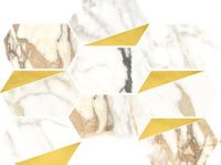 Товар: Мозаика Vallelunga Luce Esagona Oro Satin Finish арт-6001278 - фото 1 Мозаика Vallelunga Luce Esagona Oro Satin Finish арт-6001278 — фото 1, Мозаика