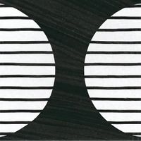 Керамогранит Equipe Caprice Deco Moonline B&W арт-22126 — фото 4, Керамогранит