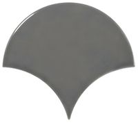 Настенная плитка Equipe Scale Fan Dark Grey арт-21979 — фото 1, Настенная плитка