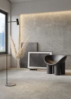 Плинтус Kerranova Krater Light Gray Структурированный арт-K-2210/SR/p01/76x1200x10 — фото 2, Плинтус